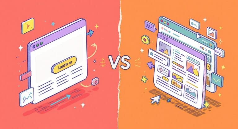 Landing page vs strona główna – różnice, zastosowanie, przykłady | Ebiu